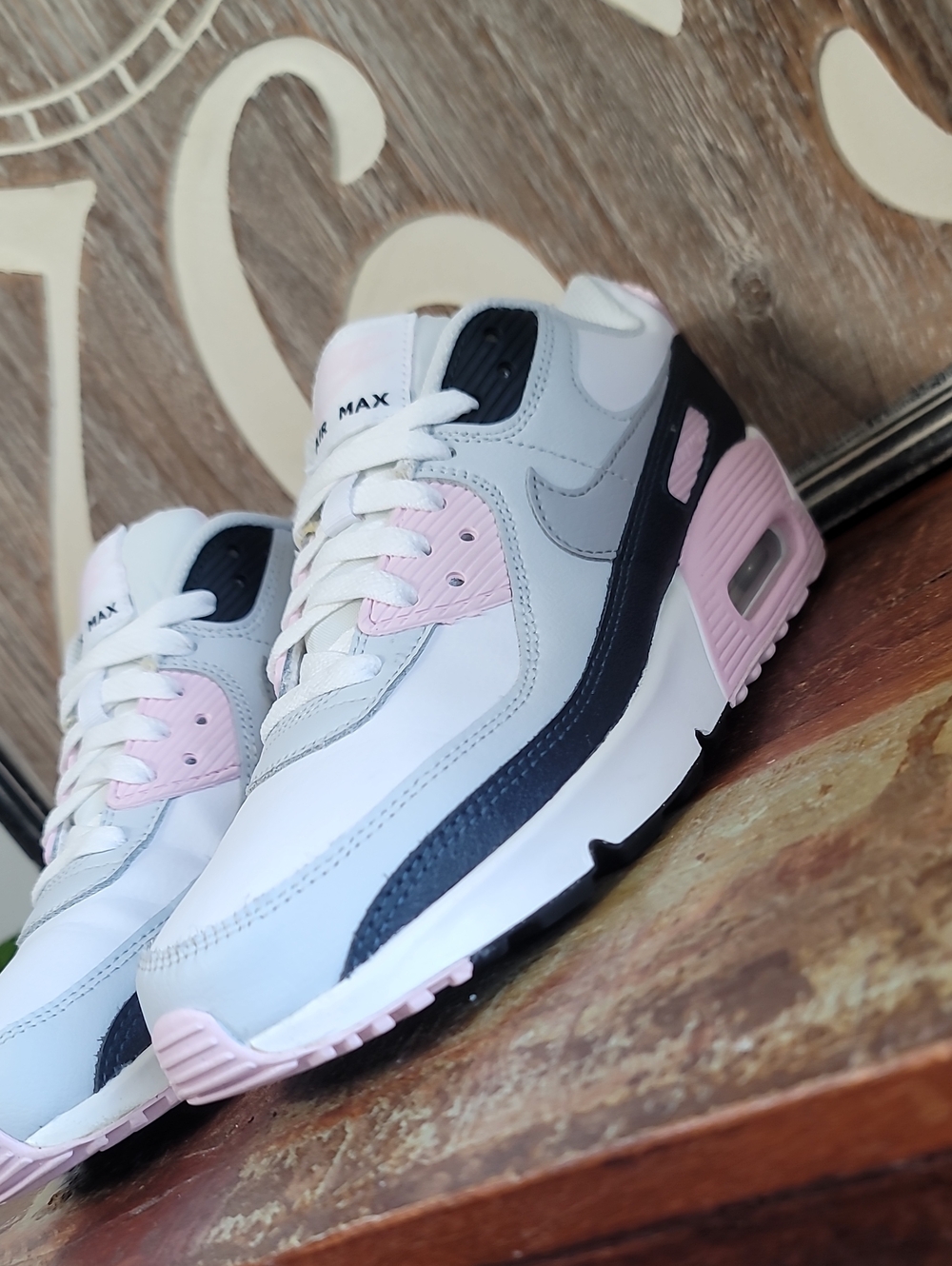 🔥 Nike Air Max 90 LTR "Pink Foam/Armory Navy" Wmns 7 Great Cond! Fast Shipping - Picture 7 of 16